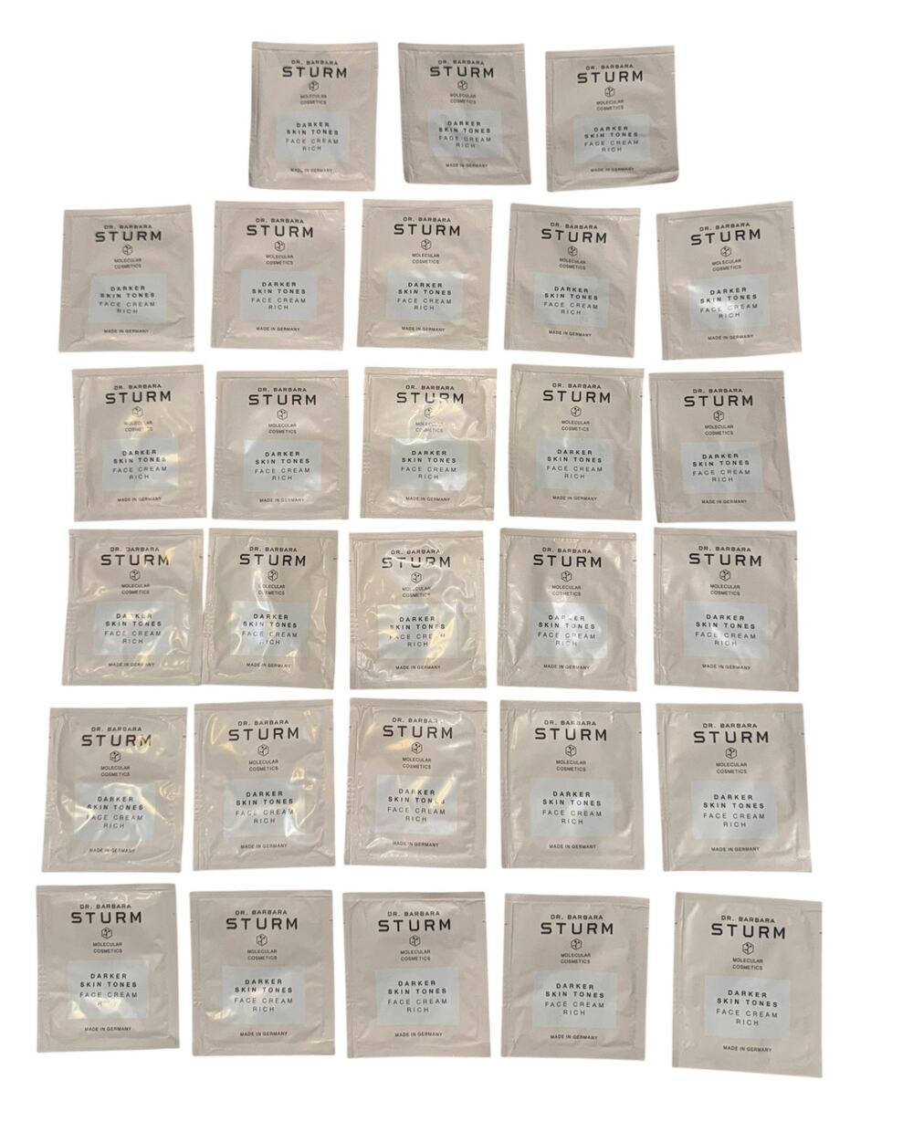 [Lot of 28] DR. BARBARA STURM Molecular Cosmetics Darker Skin Tones Face Cream